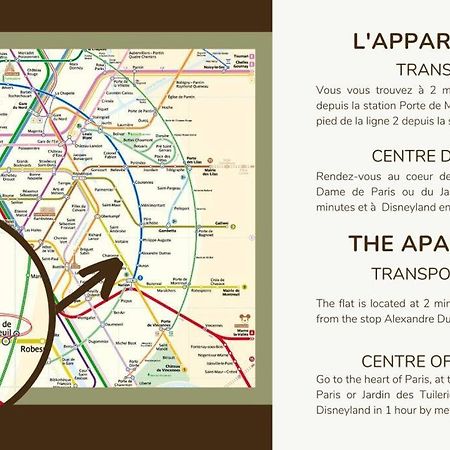 41.Appart 4Pers#1 Bedroom #Pere Lachaise #Nation París Exterior foto